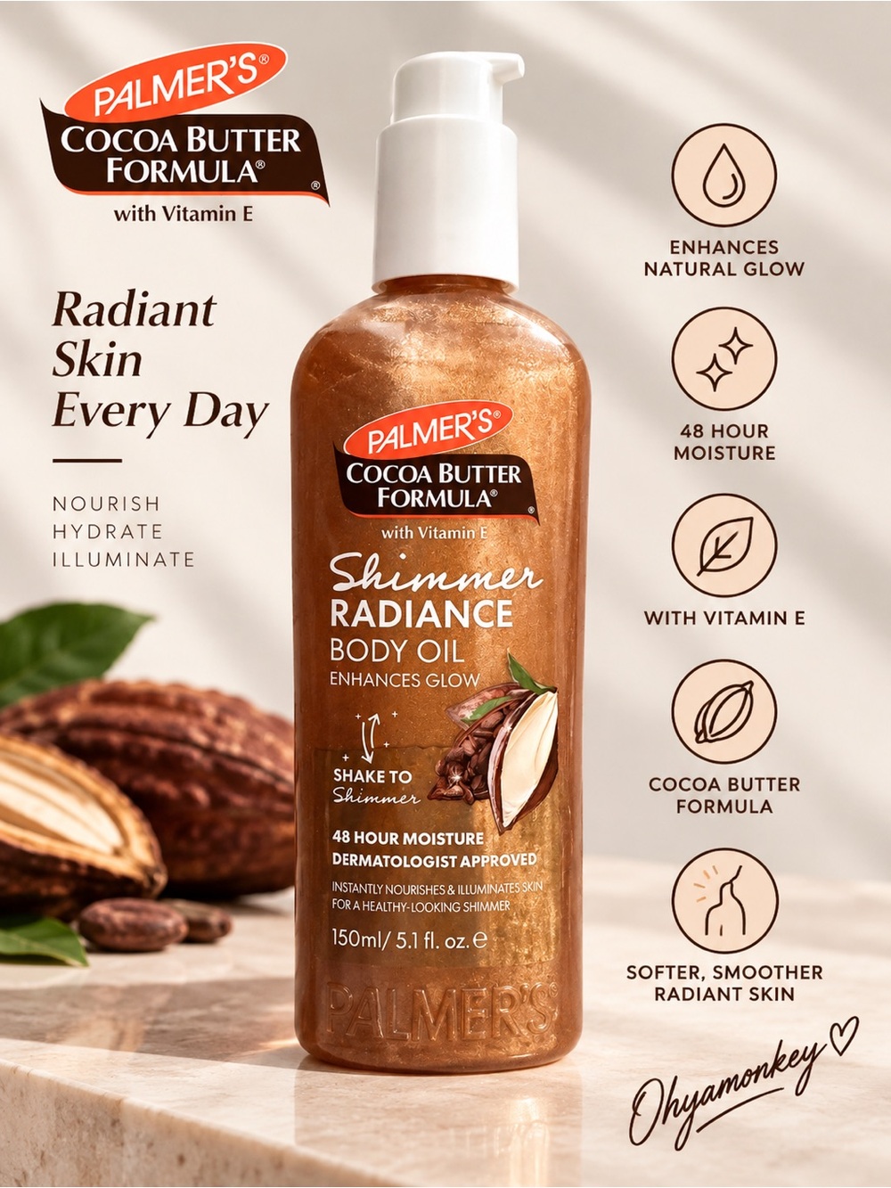 Palmer’s Shimmer Radiance Body Oil